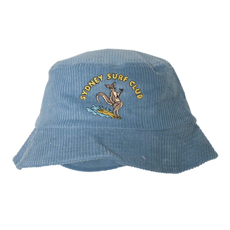 Corduroy Bucket Hat – Blue