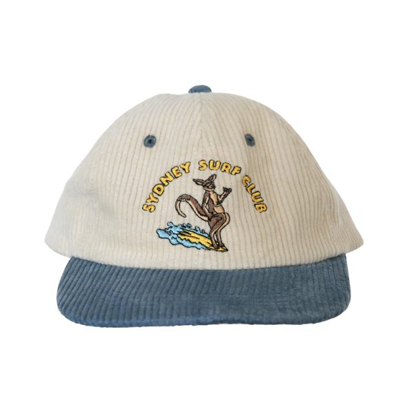 Sydney Surf Club Corduroy Flat Cap Blue